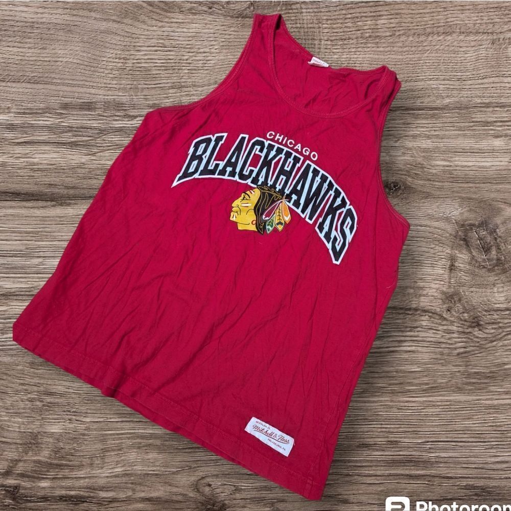 Mitchell & Ness Chicago Blackhawks Red Tank Top